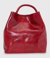 Camilla Leather Bucket Handbag