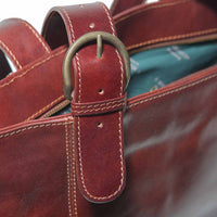 Strap of I Medici Borsa Shopping Leather Tote Bag