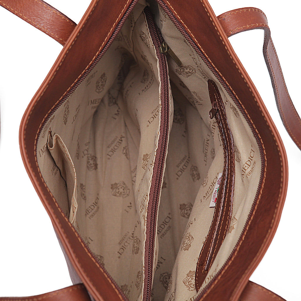 I Medici Pavia Large Tote Bag in Brown