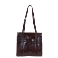 I Medici MEZZO Medium Leather Tote Bag, Handbag in Chocolate