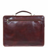 Rear of I Medici Florentine Italian Leather Briefcase, Business Bag