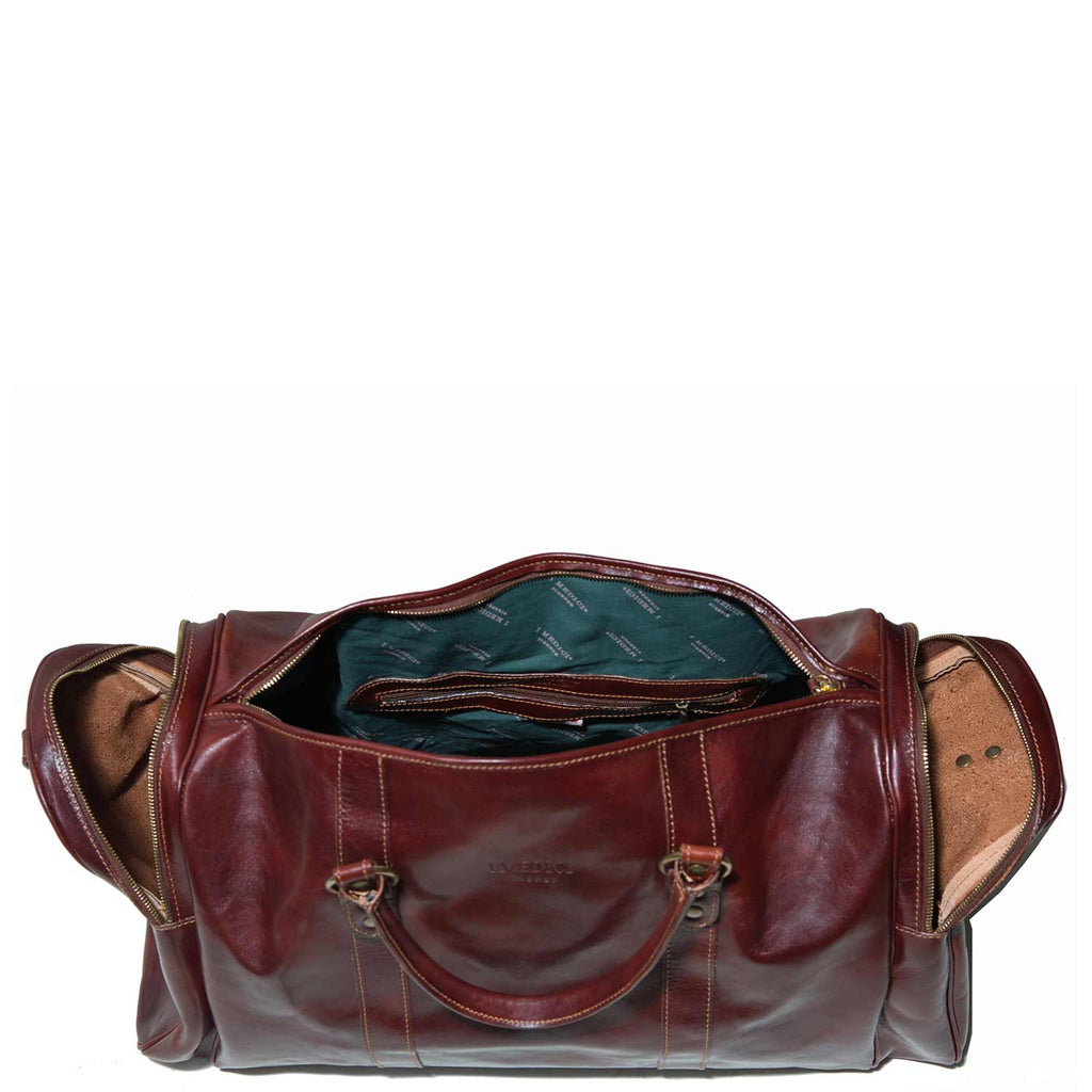 I Medici Borsone Pak-n-Stak Duffel Bag in Brown