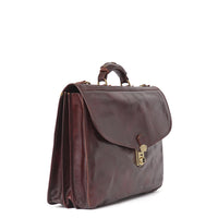 Side of I Medici The Spacious Italian Leather Briefcase 2