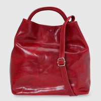 Camilla Leather Bucket Handbag