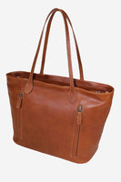 Terrida Marco Polo Bramante Leather Tote Bag Brown