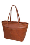 Terrida Marco Polo Bramante Leather Tote Bag Brown