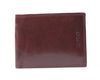 I Medici Bifold Mens Wallet with Coin Pocket, ID Window in Brown