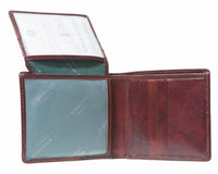 Inside of I Medici Bifold Mens Wallet with ID Window
