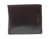 I Medici Bifold Credit Card Wallet for Men, ID Window in Chocolate