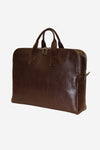 Terrida Marco Polo Collection Leather Briefcase, Top Zip Business Bag
