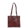I Medici MEZZO Medium Leather Tote Bag, Handbag in Brown