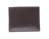 I Medici Bifold, Wallet for Men with Coin Pocket Inside in Chocolate