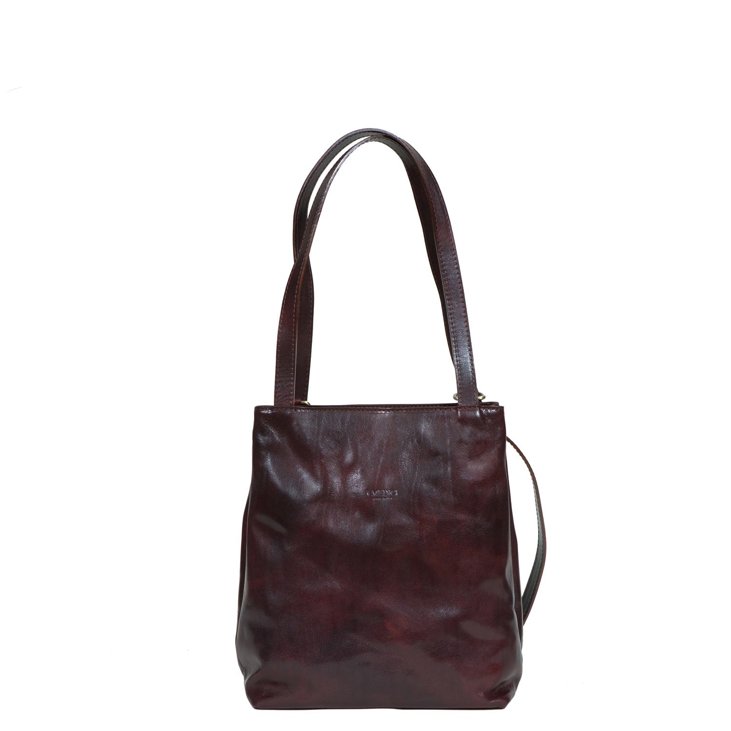 Carino Leather Tote Bag, Italian Womens Backpack, Handbag