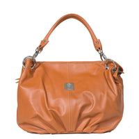 I Medici DOLCE Soft Leather Shopper Handbag, Tote Bag in Honey