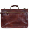 Rear of I Medici Cartellone Indy Leather Briefcase Laptop Case