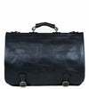 I Medici Cartellone Indy Leather Briefcase Laptop Case in Black