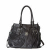 I Medici ESTESO Soft Leather Large Tote Bag, Handbag in Dark Brown