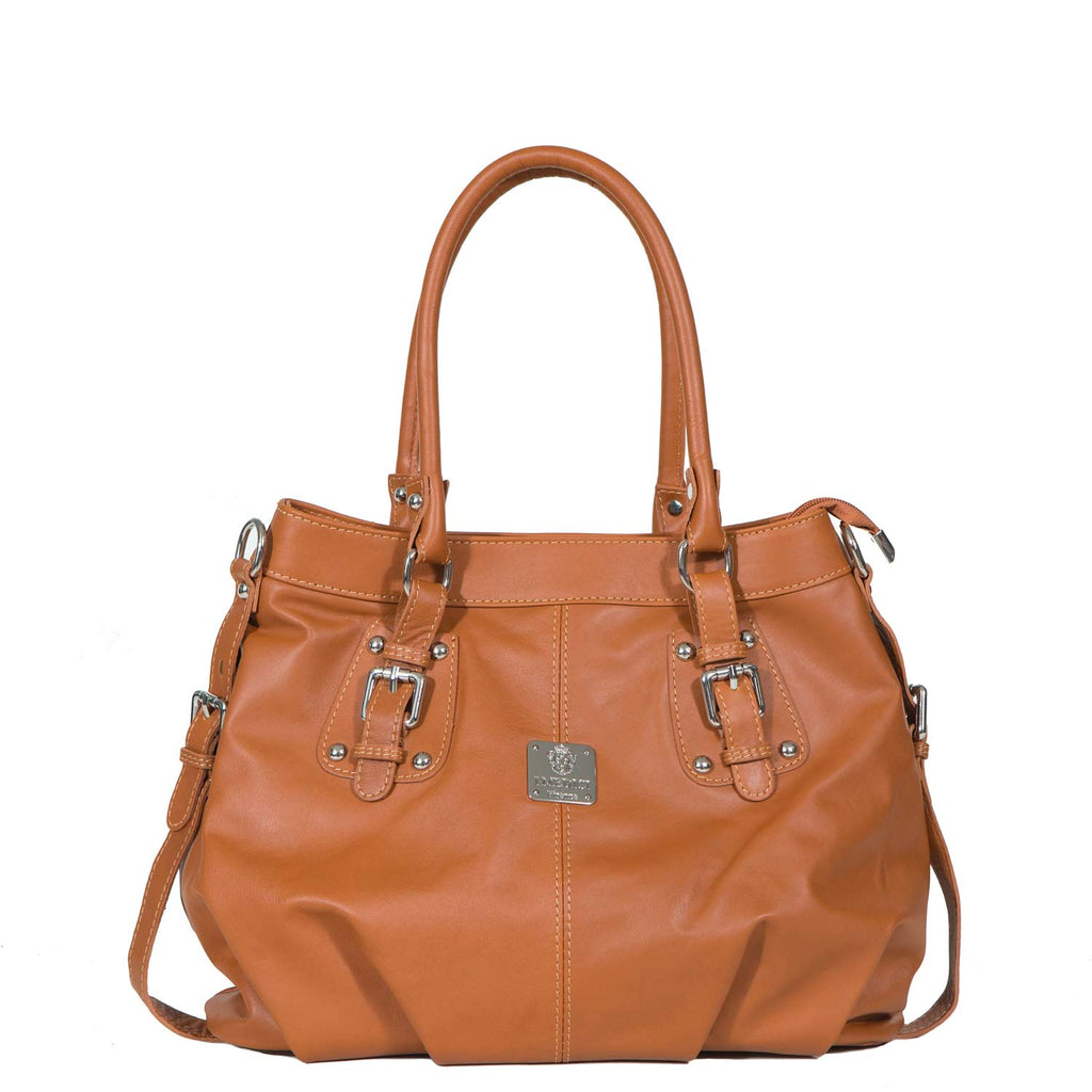 I Medici ESTESO Soft Leather Large Tote Bag, Handbag in Honey