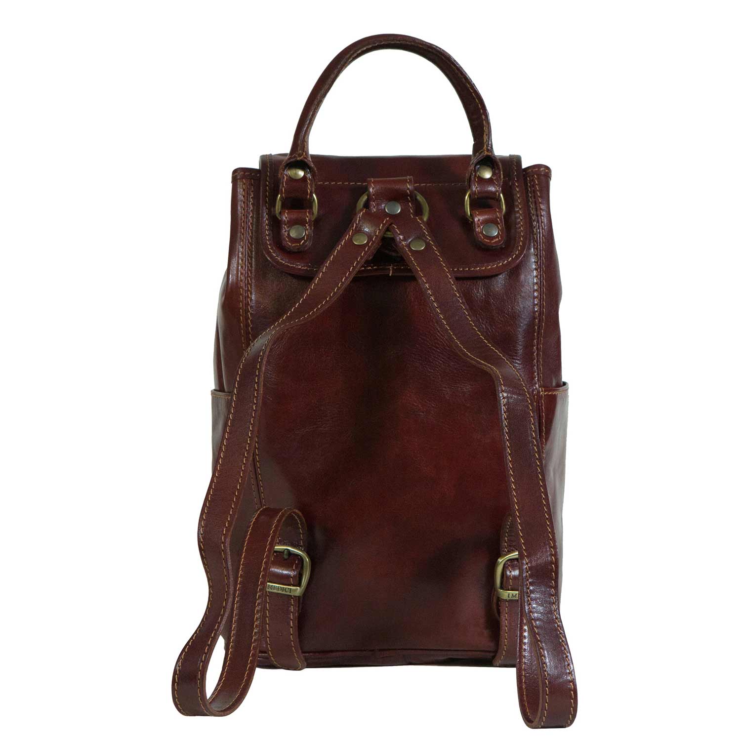 Made In Italy Leather Backpack, Handbags