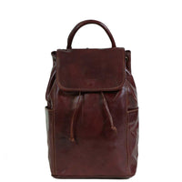 I Medici Italian Leather Backpack in Brown