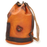 Pratesi Bruce Range Patagonia Rope Handle Leather Travel Bag in Cognac