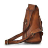 Rear of Pratesi Bruce Range San Quirico d'Orcia Sling Leather Backpack