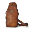 Pratesi Bruce Range San Quirico d'Orcia Sling Leather Backpack in Brown