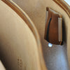 Light of Pratesi Bruce Range Secchieta Briefcase, Leather Messenger Bag