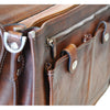 Zipper of Pratesi Bruce Range Secchieta Briefcase, Leather Messenger Bag