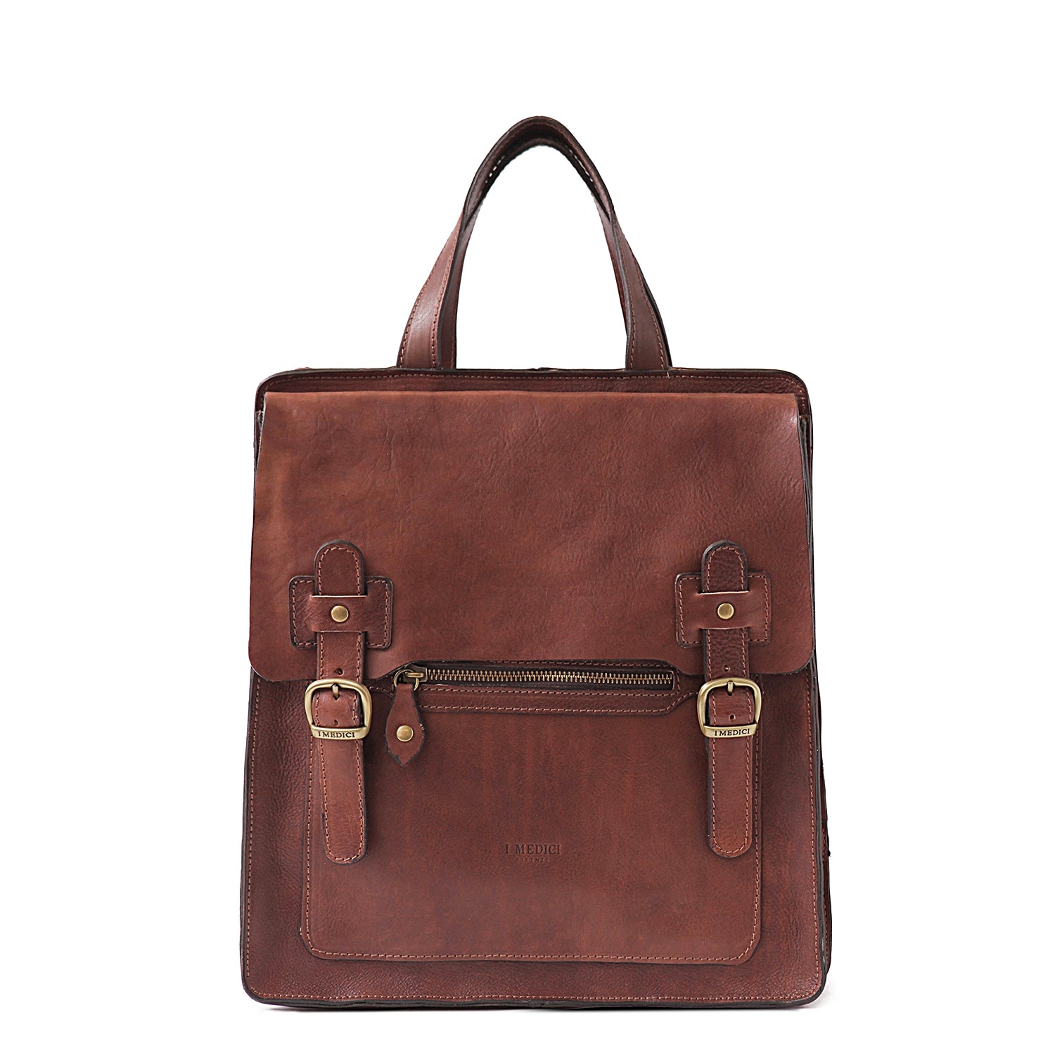 backpack messenger bag hybrid leather i medici Treviso Vertical Backpack Briefcase