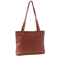 Front of I Medici Pavia Large Tote Bag in Brown