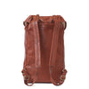 Rear of I Medici Trapani Large Backpack in Brown