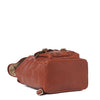 Bottom of I Medici Trapani Large Backpack in Brown