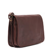 Side of I Medici Asti Small Messenger Bag in Chocolate