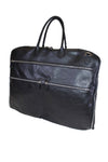 Terrida Marco Polo CARAVAGGIO Leather Travel Garment Bag in Black