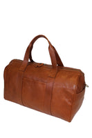 Terrida Marco Polo PICASSO Leather Duffle Bag 20" Travel Bag Carry on in Brown