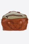 Terrida Marco Polo PICASSO Leather Duffle Bag 20" Travel Bag Carry on, Opened