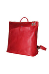 Terrida Murano Collection Aurora Square Backpack Bag in Red