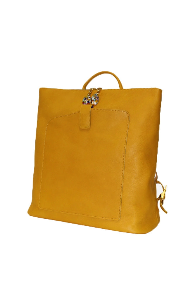 The Marie Backpack - Mustard – Ampere Creations