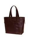 Terrida Murano Collection Top Handle Shopping Tote in Brown