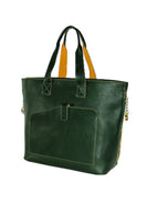 Terrida Murano Collection Top Handle Shopping Tote in Green