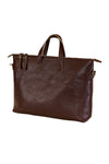 Terrida Marco Polo Collection Leather Handbag in Dark Brown