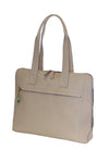 Terrida Murano Collection Women's Leather Shoulder Bag Handbag in Beige