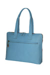 Terrida Murano Collection Women's Leather Shoulder Bag Handbag in Light Blue