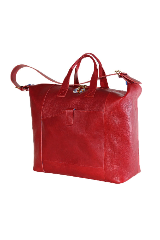 FOLNUA TORTE BAG RED SUEDE F24FWFBTO050RD00F