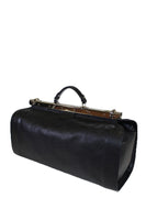Terrida Marco Polo GAUDI Duffle Bag Metallic Frame, Doctor's Style in Black