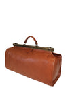 Terrida Marco Polo GAUDI Duffle Bag Metallic Frame, Doctor's Style in Brown