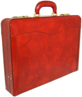 Pratesi Radica Range Federico da Montefeltro 3.5" Attach Case, Hard Sided Briefcase in Brown