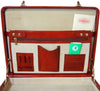 Inside of Pratesi Radica Range Federico da Montefeltro 3.5" Attach Case, Hard Sided Briefcase