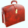 Pratesi Radica Range Brunelleschi Large Lawyer's Briefcase, Attorney Bag, Laptop Pocket in Brown
